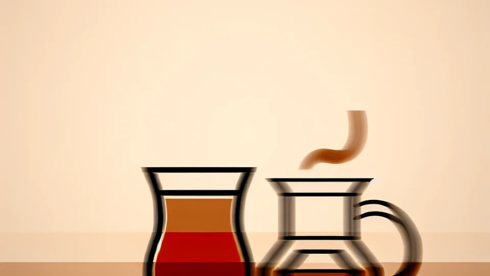 Quais são as características de sabor do chá turco?