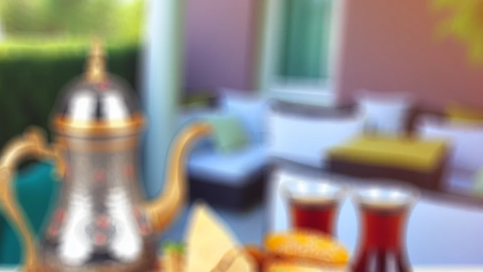 Quais acompanhamentos combinam com o chá turco?