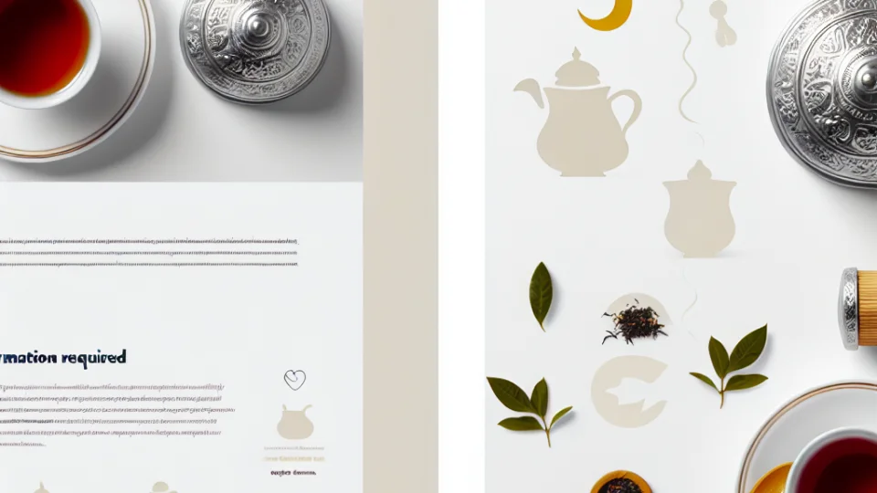 চা অর্ডার করার জন্য কোন তথ্য প্রয়োজন?